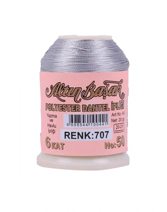 3 Adet Altınbaşak Oya ve Dantel İpi 20 gr - Royaleks - No: 410 - 112 - 707