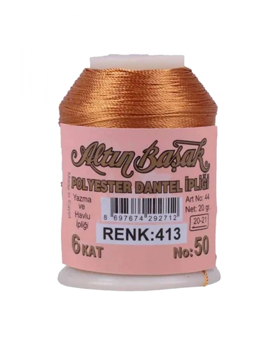 3 Adet Altınbaşak Oya ve Dantel İpi 20 gr - Royaleks - No: 413