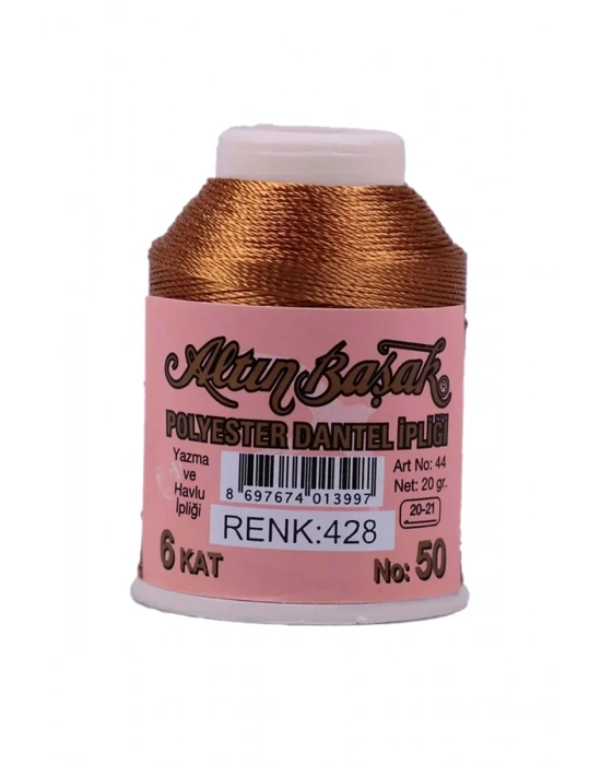 3 Adet Altınbaşak Oya ve Dantel İpi 20 gr - Royaleks - No: 428