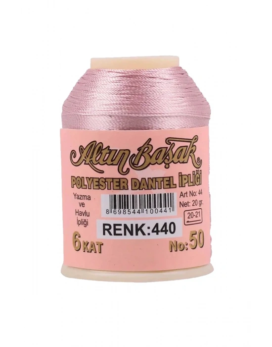 3 Adet Altınbaşak Oya ve Dantel İpi 20 gr - Royaleks - No: 440