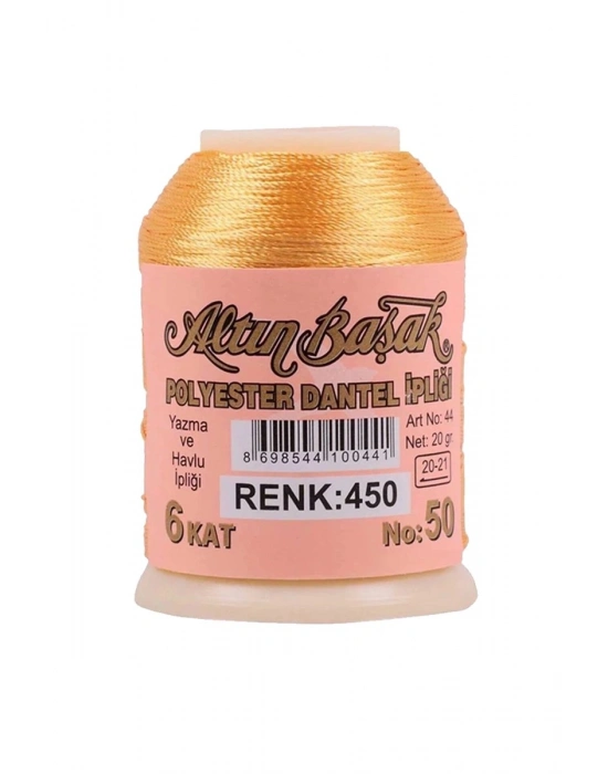 3 Adet Altınbaşak Oya ve Dantel İpi 20 gr - Royaleks - No: 450