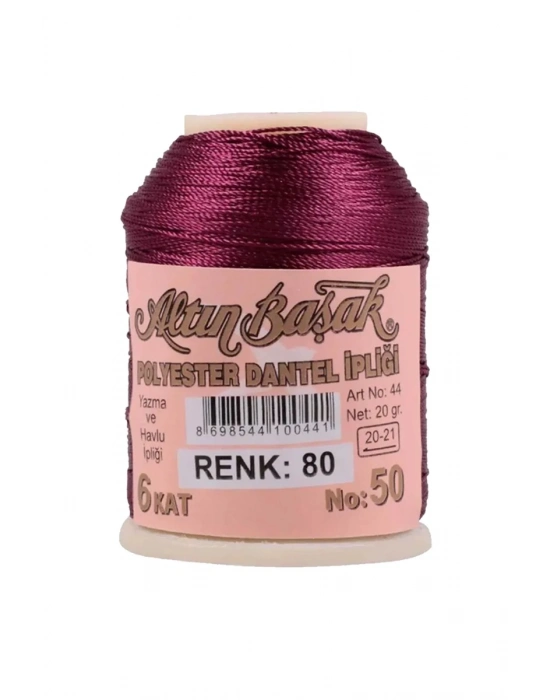 3 Adet Altınbaşak Oya ve Dantel İpi 20 gr - Royaleks - No: 512 - 080 - 003