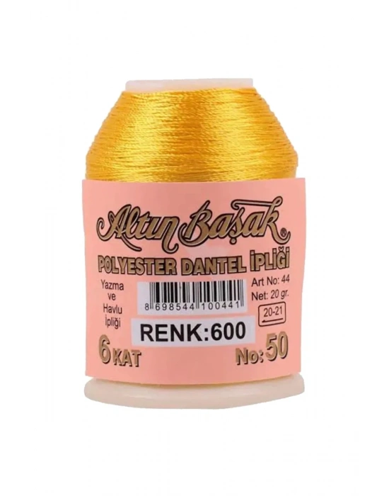 3 Adet Altınbaşak Oya ve Dantel İpi 20 gr - Royaleks - No: 600 - 312 - 363