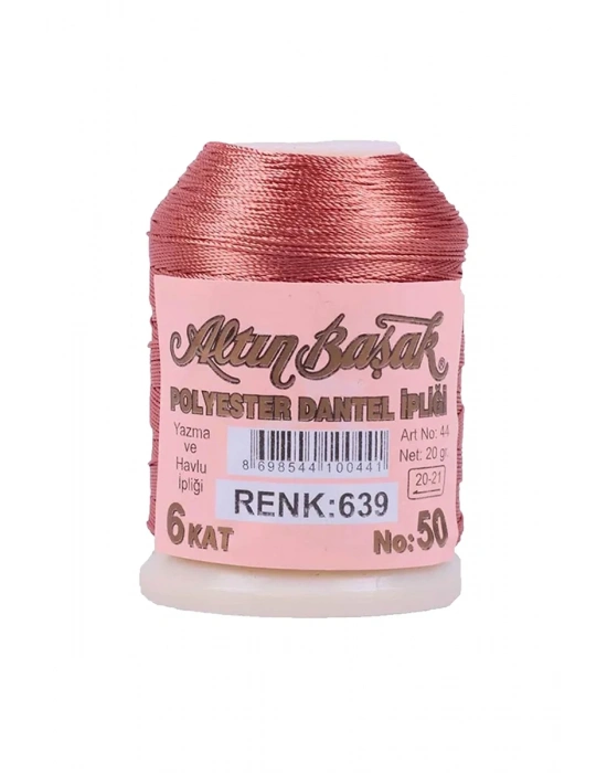 3 Adet Altınbaşak Oya ve Dantel İpi 20 gr - Royaleks - No: 639