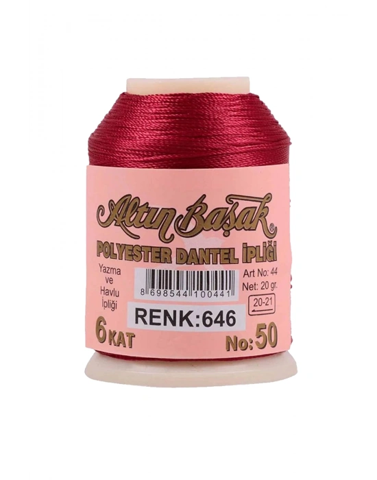 3 Adet Altınbaşak Oya ve Dantel İpi 20 gr - Royaleks - No: 646