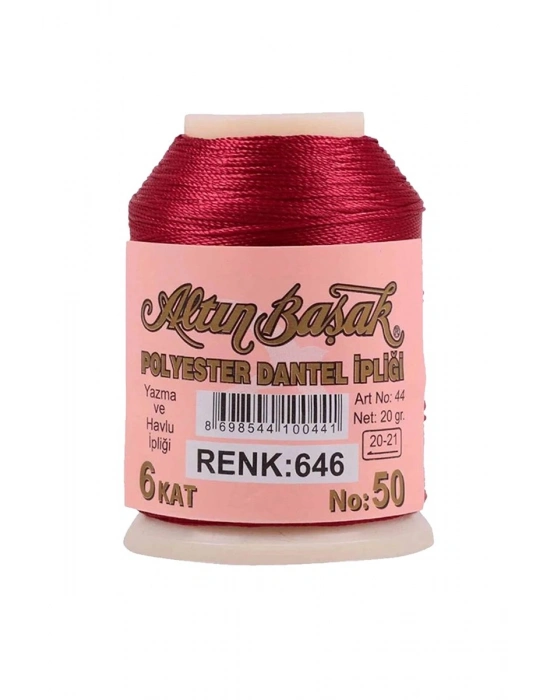 3 Adet Altınbaşak Oya ve Dantel İpi 20 gr - Royaleks - No: 646
