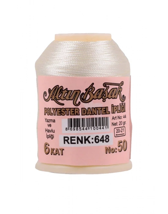 3 Adet Altınbaşak Oya ve Dantel İpi 20 gr - Royaleks - No: 648 - 693 - 022