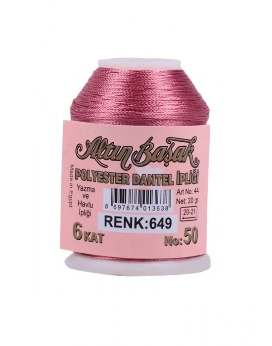 3 Adet Altınbaşak Oya ve Dantel İpi 20 gr - Royaleks - No: 649