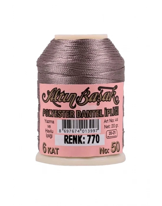 3 Adet Altınbaşak Oya ve Dantel İpi 20 gr - Royaleks - No: 672 - 604 - 770