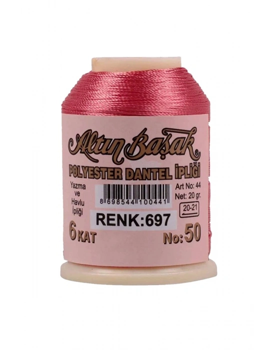 3 Adet Altınbaşak Oya ve Dantel İpi 20 gr - Royaleks - No: 697 - 035 - 015