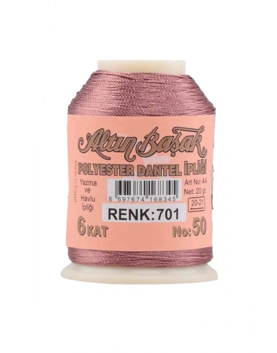 3 Adet Altınbaşak Oya ve Dantel İpi 20 gr - Royaleks - No: 701