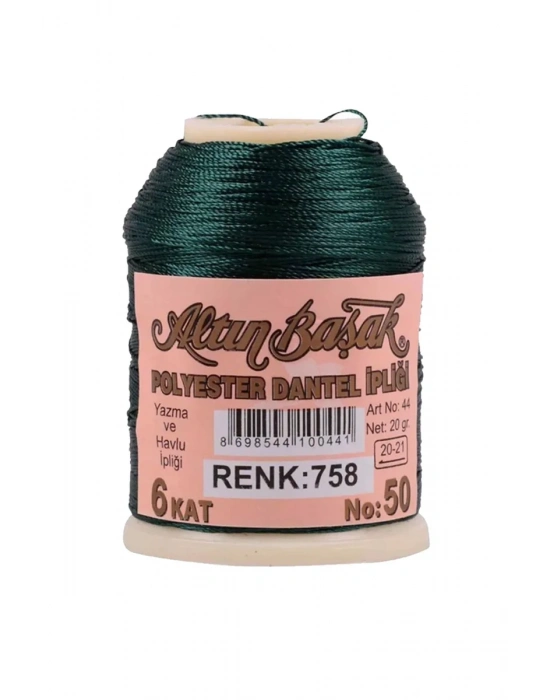 3 Adet Altınbaşak Oya ve Dantel İpi 20 gr - Royaleks - No: 758