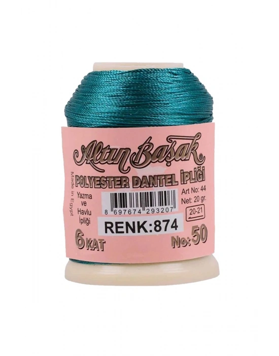 3 Adet Altınbaşak Oya ve Dantel İpi 20 gr - Royaleks - No: 874