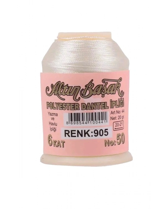 3 Adet Altınbaşak Oya ve Dantel İpi 20 gr - Royaleks - No: 905 - 840 - 317
