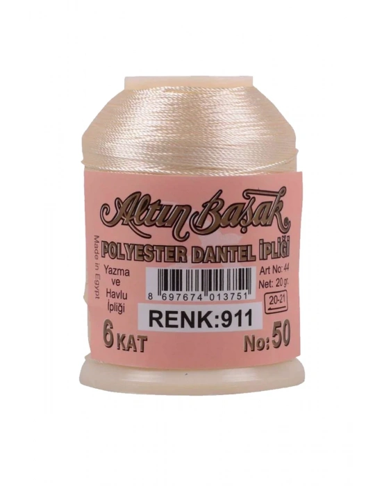 3 Adet Altınbaşak Oya ve Dantel İpi 20 gr - Royaleks - No: 911