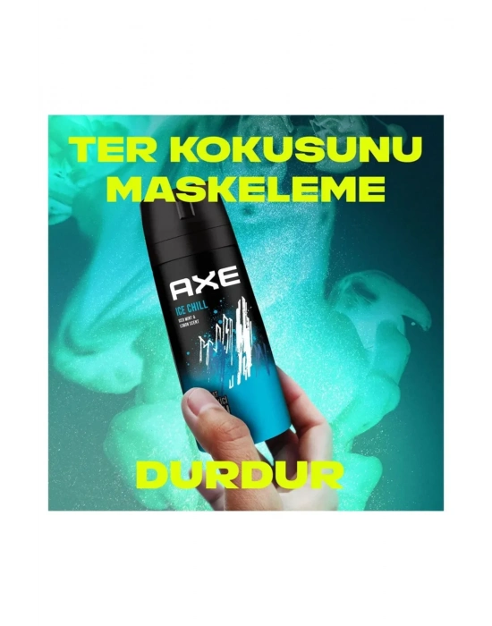 3 Adet Axe Ice Chill Erkek Deodorant Sprey 150 ml