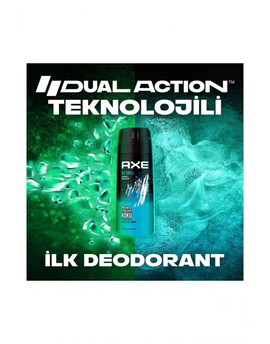 3 Adet Axe Ice Chill Erkek Deodorant Sprey 150 ml