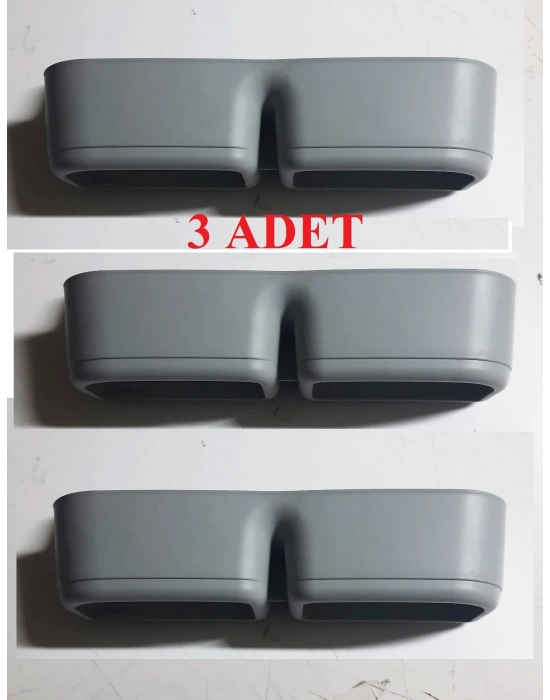 3 Adet Banyo Terlik Tutucu - Kapı Arkası Pratik Raf - Terlik Tutucu