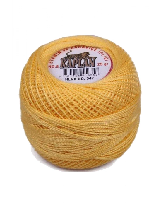 3 Adet Kaplan Etamin Ve Kanaviçe İpi 8 No Kod/Renk: 347 - 115 - 915 - Ryl