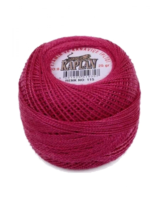 3 Adet Kaplan Etamin Ve Kanaviçe İpi 8 No Kod/Renk: 347 - 115 - 915 - Ryl