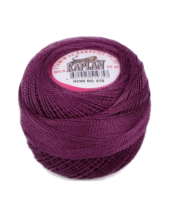 3 Adet Kaplan Etamin Ve Kanaviçe İpi 8 No Kod/Renk: 799 - 318 - 870 - Ryl