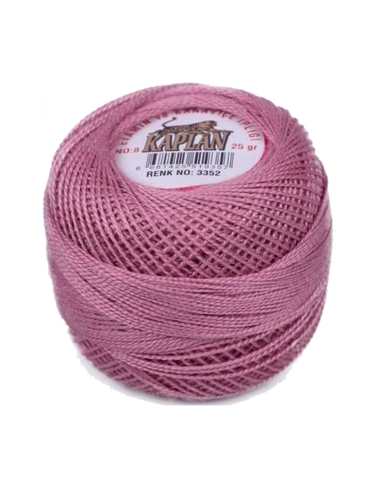 3 Adet Kaplan Etamin Ve Kanaviçe İpi 8 No Kod/Renk: 820 - 3352 - MUNZUR ÇİÇEĞİ - Ryl