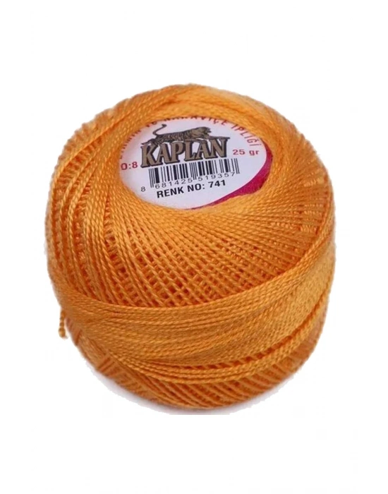 3 Adet Kaplan Etamin Ve Kanaviçe İpi 8 No Kod/Renk: 917 - 741 - 818 - Ryl
