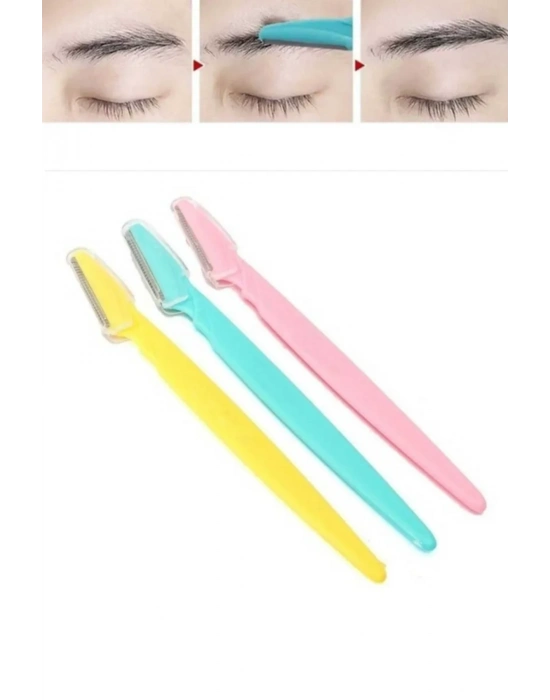 3 Adet Kaş Şekillendirici Ustura