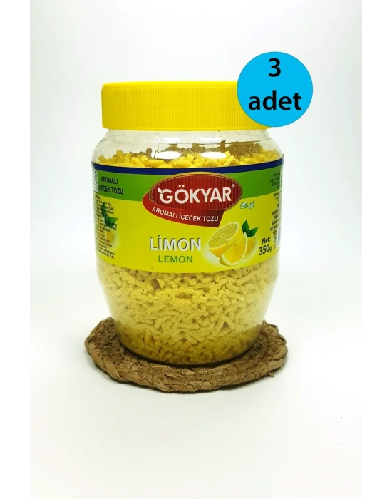 3 Adet Limon Aromalı Toz Içecek Oralet 3x350 gr