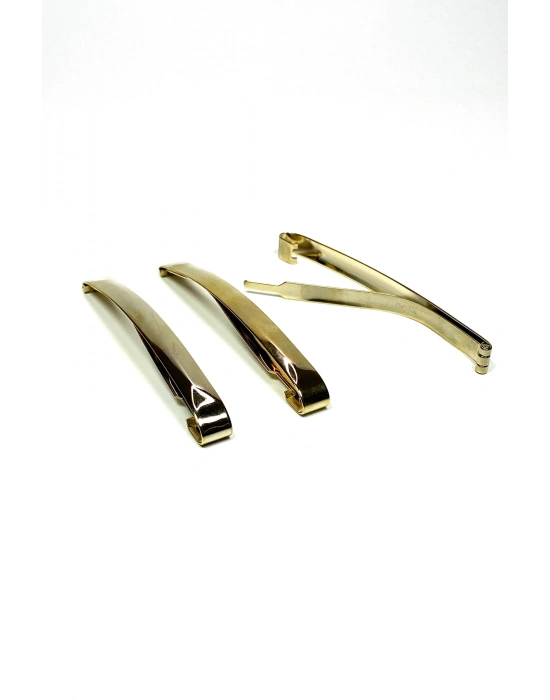 3 Adet Metal Klasik Saç Tokası Orijinal 9 cm