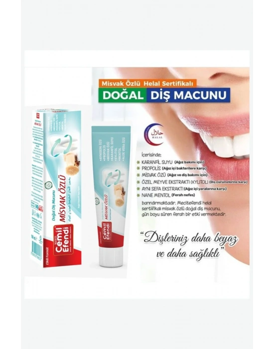 3 Adet Misvak Özlü Karanfil Sulu Diş Macunu 100 Ml