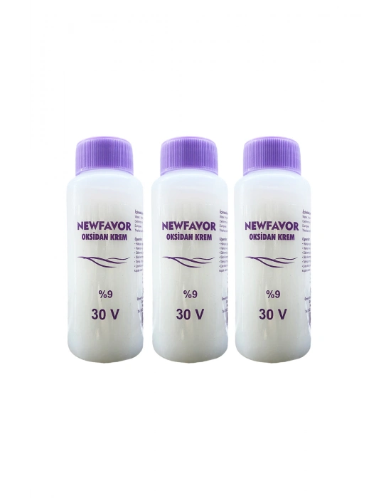 3 Adet Oksidan Krem Saç Boya Sıvısı 9luk 30 volüme 60 ml