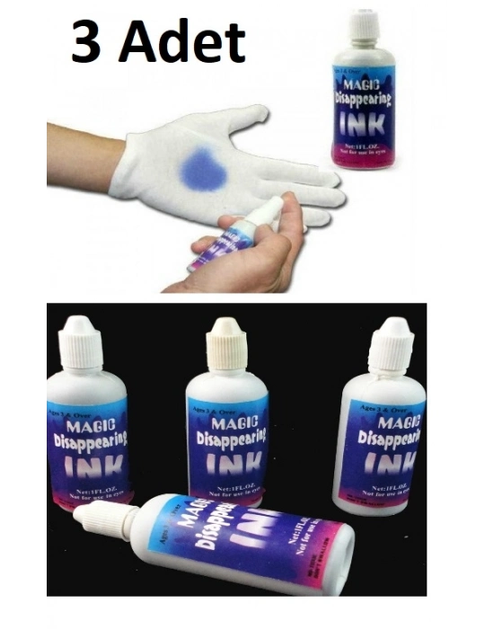 3 Adet Sihirli Şaka Mürekkebi
