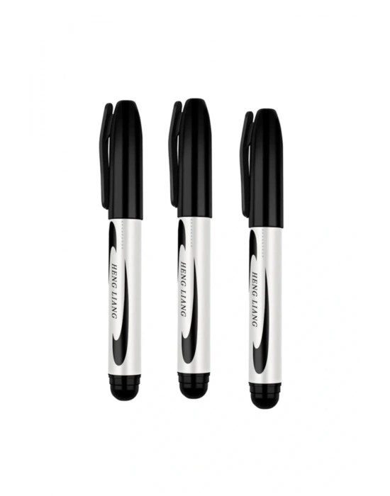 3 Adet Siyah Koli Kalemi - Çuval- Tahta Kalemi