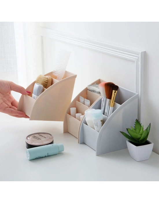 3 Bölmeli Çok Amaçlı Masaüstü Organizer (3 Adet )