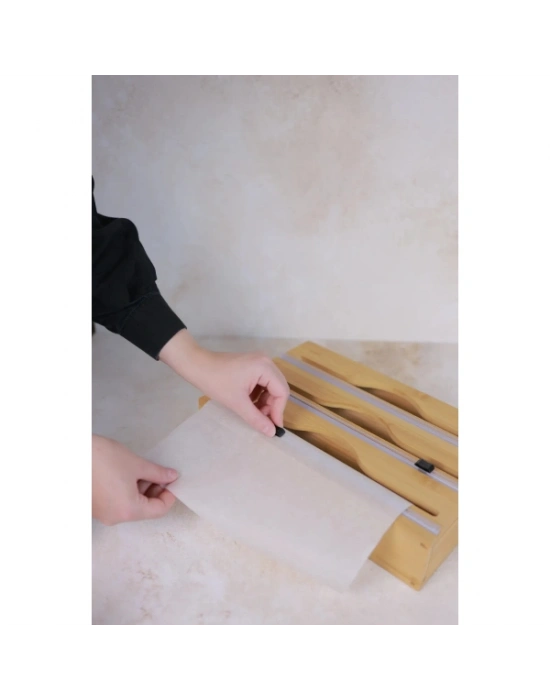 3 Bölmeli Folyo Kesme Standı