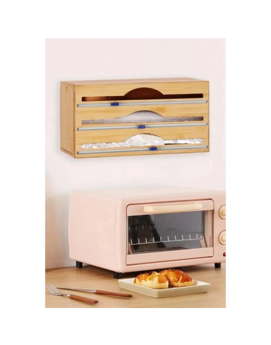 3 Bölmeli Folyo Kesme Standı