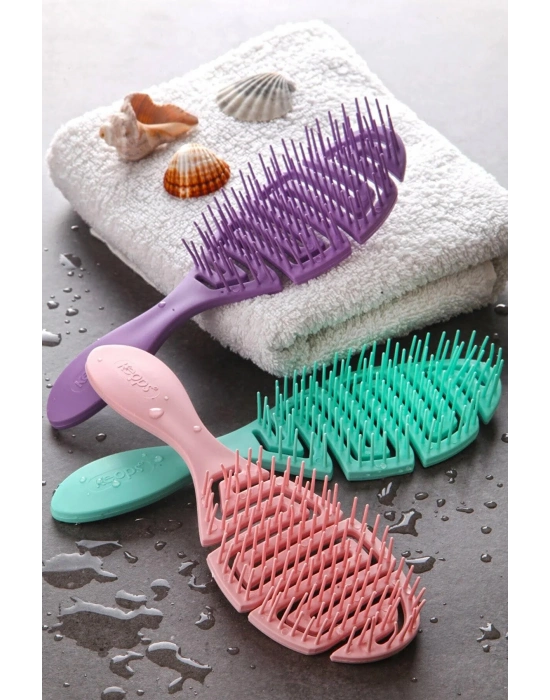 3 Boyutlu Saç Fırçası Elastik Kolay Tarama