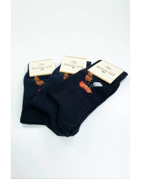 3 Çift Kadın Erkek Unisex Kalın Uzun Çorap