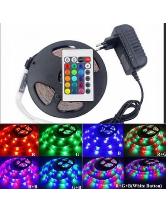 3 Çipli Rgb İç Mekan Şerit Led 5 Metre