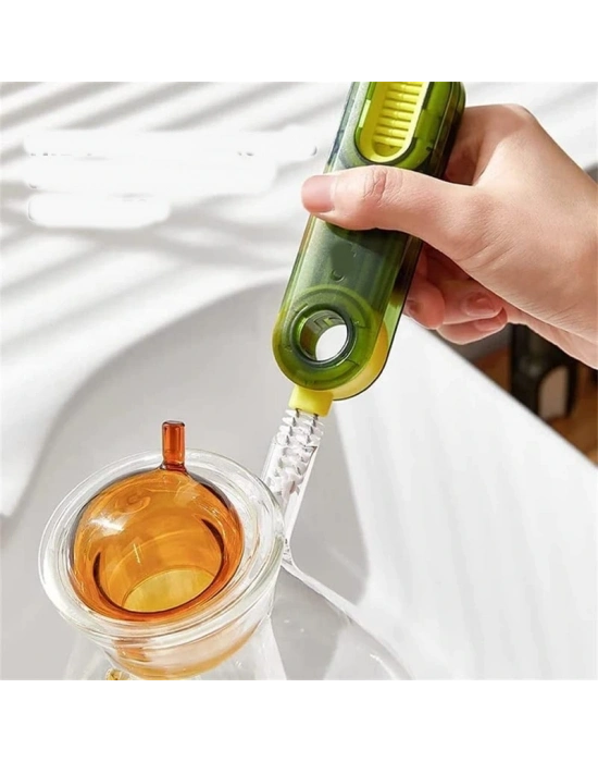 3 Fonksiyonlu Çok Amaçlı  Temizlik Fırçası Mutfak-banyo-araç- Klavye -pencere Oluk Temizlik Fırçası