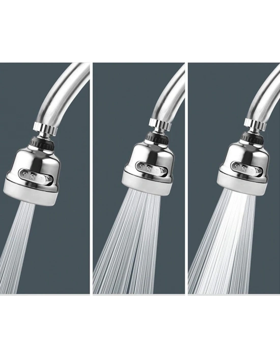 3 Fonksiyonlu  Krom Oynar  Musluk Başlığı