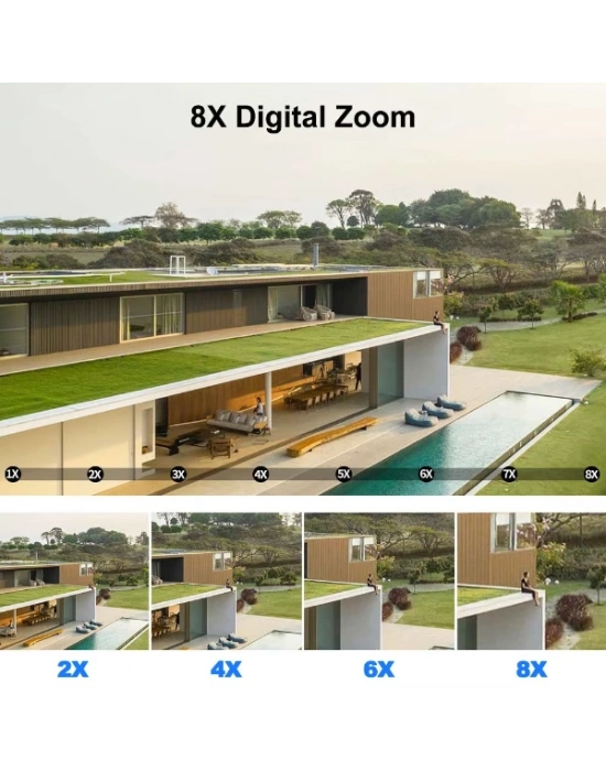 3 Lens Wi-Fi Güvenlik Kamerası