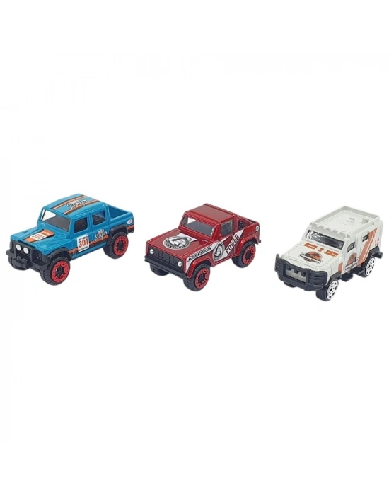 3lü Araba Off-Road Seti - Die Cast - DS045
