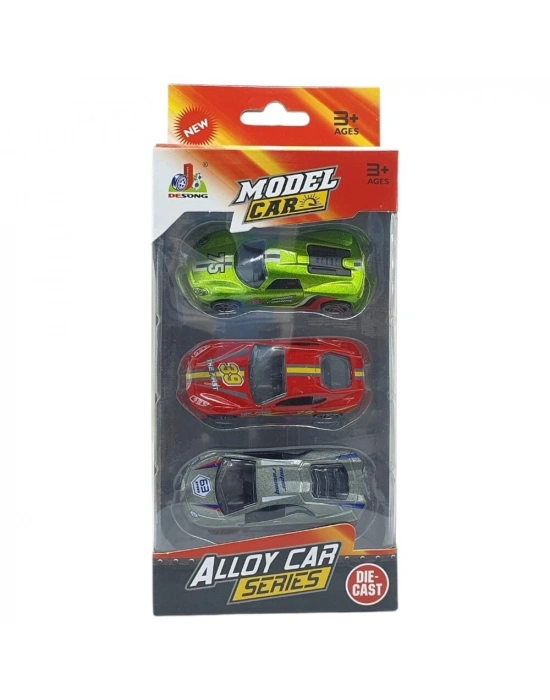 3lü Araba Yarış Seti - Die Cast - DS045