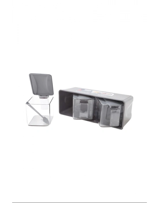 3 Lü Baharatlık Set Duvar Askılı Royaleks-L677