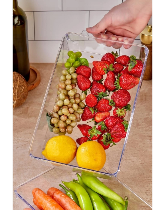 3 Lü Buzdolabı Organizeri & Buzdolabı Düzenleyici 3 lt