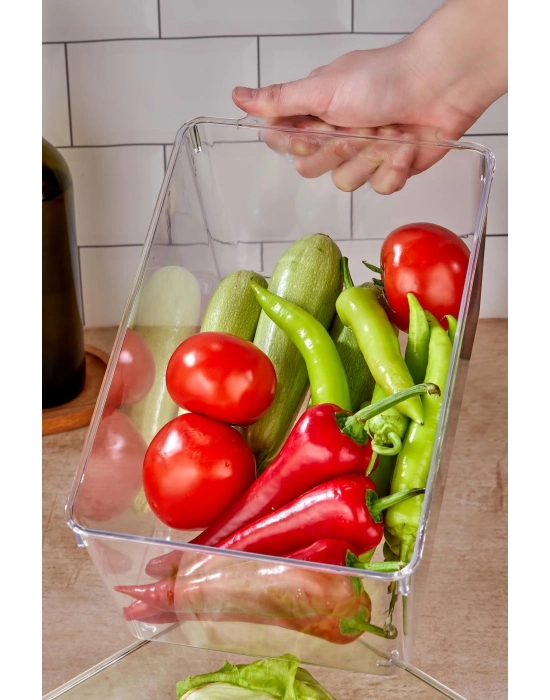 3 Lü Buzdolabı Organizeri & Buzdolabı Düzenleyici 6 lt