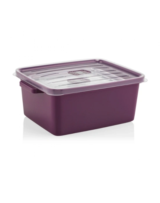 3lü Dikdörtgen Mikrodalga Saklama Kabı Seti