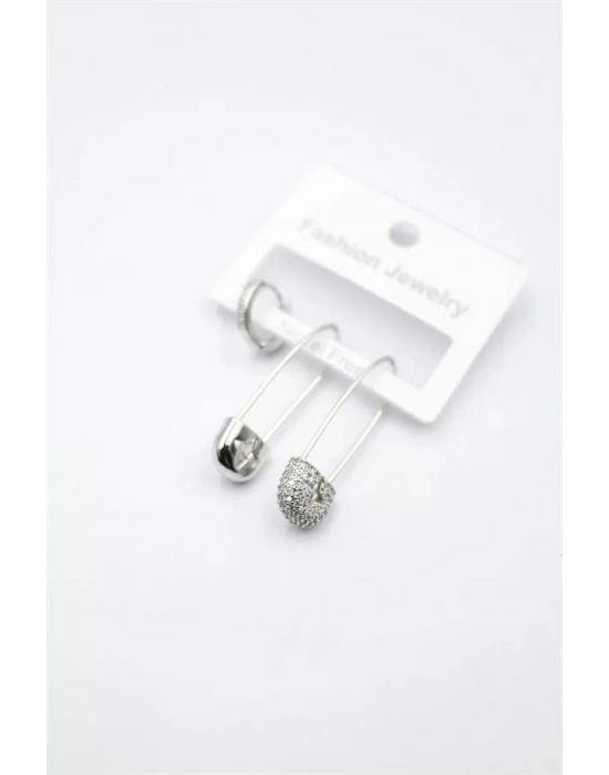 3lü Filkete Küpe - Gümüş